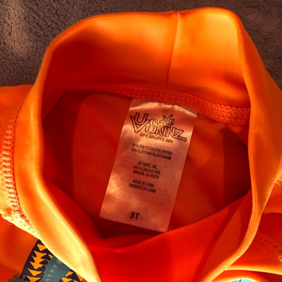 Orange Surf Rash Guard Set - Picture 2 of 5
